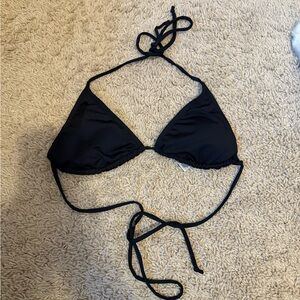 Black Triangle Bikini Top